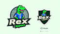 design an awesome rex raptor mascot logo with express delivery