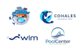 design swimming and pool logo