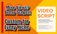 write engaging and SEO optimized youtube video scripts