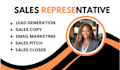 professional sales representative lead generation, email marketing sales closing
