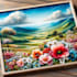 do a illustration food illusration, architecture, flowers