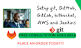 set up devops tools, gitlab and jenkins