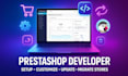 become prestashop developer, setup, customize, update, migrate prestashop stores