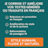 proofread and improve your ai generated french texts