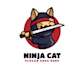 design ninja logo with original concept