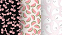 create cute seamless pattern design
