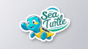 do sea turtle mascot logo in 2 days