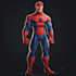 draw  comic superhero character line art
