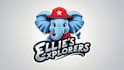 do elephant mascot logo with free source file