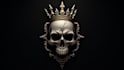 do skull dead mascot logo in my style