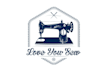 design modern sewing machine business logo