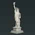 sculpt 3d character model, statue, 3d exterior design 3d modeling and rendering