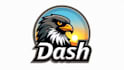design outstanding dash hawk mascot logo with express delivery