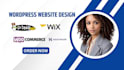 wordpress website design ionos hostinger bluehost godaddy wix with elementor pro