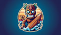 design amazing tiki surfer logo with free source file