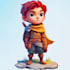 design a 2d cartoon character