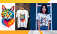 create cat dog fish train custom t shirt design merch by amazon t shirts