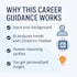 use data driven and evidence backed methods to consult about career choice