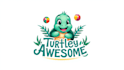 design turtle mascot logo 12 hours with satisfactio