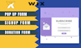 create wix website and wix redesign and wix development