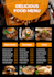 menu design and poster design