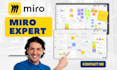 create miro boards for sprint planning, user stories, roadmaps, miro flowchart