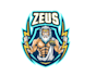 design high quality zeus mascot logo with free source file