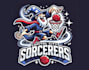 design high quality basket ball mascot logo with creative concepts