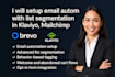 setup email automation with list segmentation in klaviyo, mailchimp