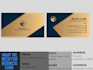 create elegant business cards with your logo and information
