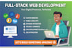 build or rebuild website, website development as full stack web developer