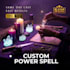craft custom spells, love, protection, healing, luck, etc