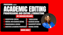 professionally edit and proofread your academic paper thesis or dissertation