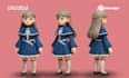 do 3d game character, 3d character modeling, 3d sculpting and low poly 3d model