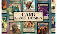 create custom card illustration card game design card design card game template