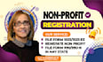 do non profits registration, file 501c3 paperwork and form 1023 ez and full, byl