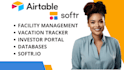 donation tracker, vacation tracker, facility management, databases, softr