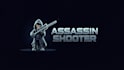 design awesome assassing shooter mascot logo with express delivery