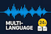 transcribe and subtitle any language 24h delivery