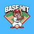design high quality base hit mascot logo with free source file