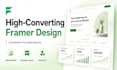 design framer website, framer landing page as framer developer