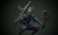 unity 3d forest creature,ue5 gothic model,3d golem ,vrml character,blender fbx