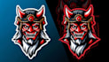 make different japanese tengu mask mascot logo for your company