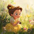 make a disney children cartoon illustration