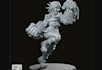 design 3d medieval character, trpg army,knight, ancient styled miniature,fan art