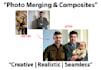 merge multiple photos into a creative professional composite