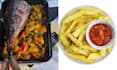 do yam and egg menu design