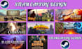 be your steam capsule artist steam store new game capsule image cover art design