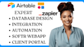 airtable, airtable expert, automation, airtable crm interface, softr webapp