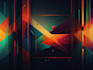 create abstract geometric digital art